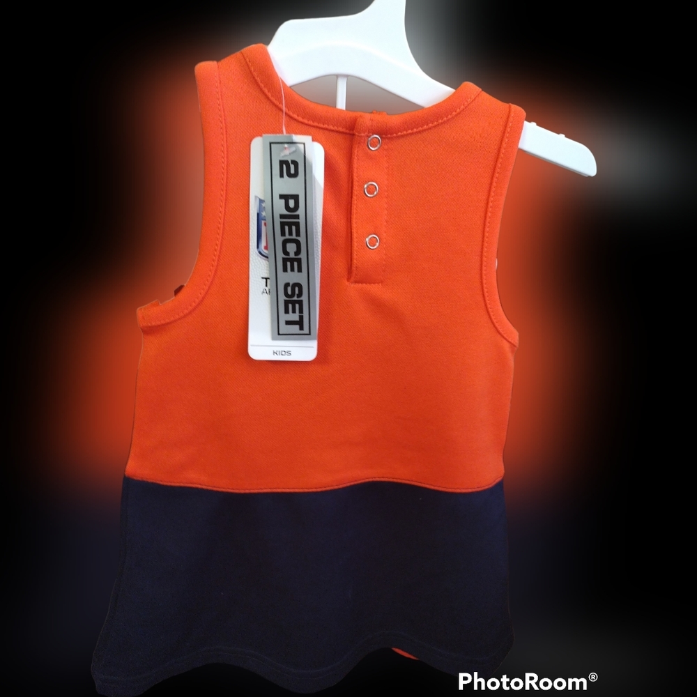 Broncos Toddler (12 months / infant ) Girls 2 piece NFL cheerleader outfit - Picture 2 of 7